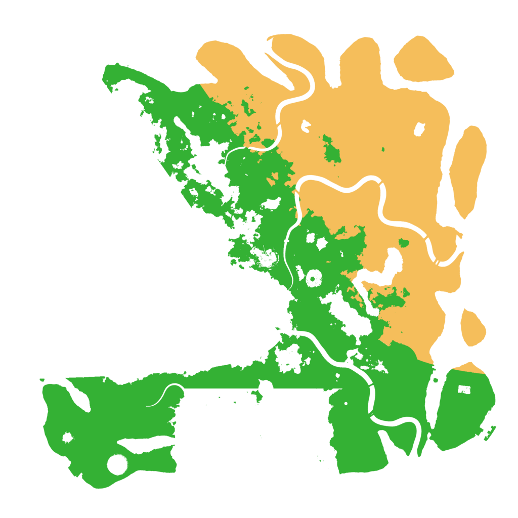 Biome Rust Map: Procedural Map, Size: 4500, Seed: 247000