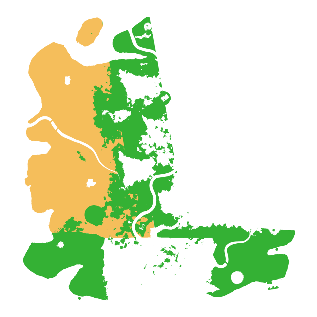 Biome Rust Map: Procedural Map, Size: 4500, Seed: 4845853
