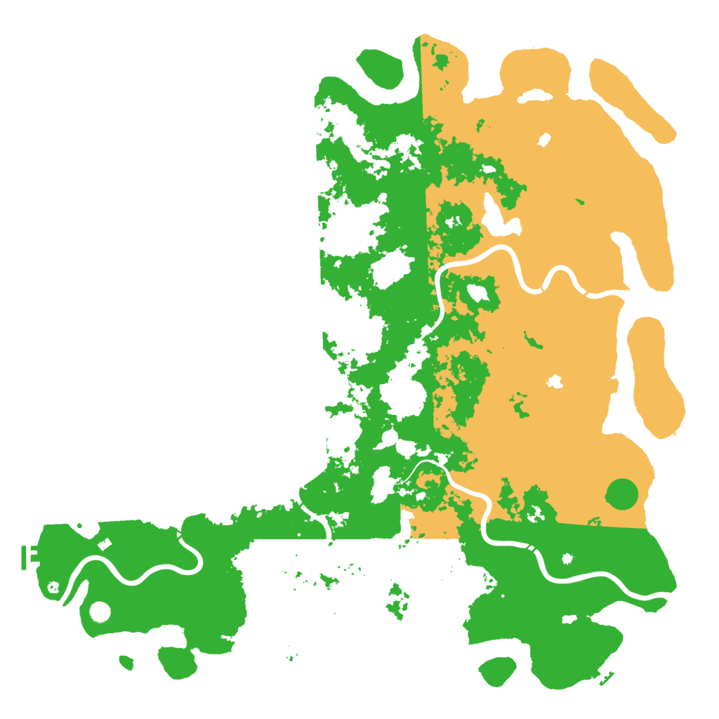 Biome Rust Map: Procedural Map, Size: 6000, Seed: 912364462