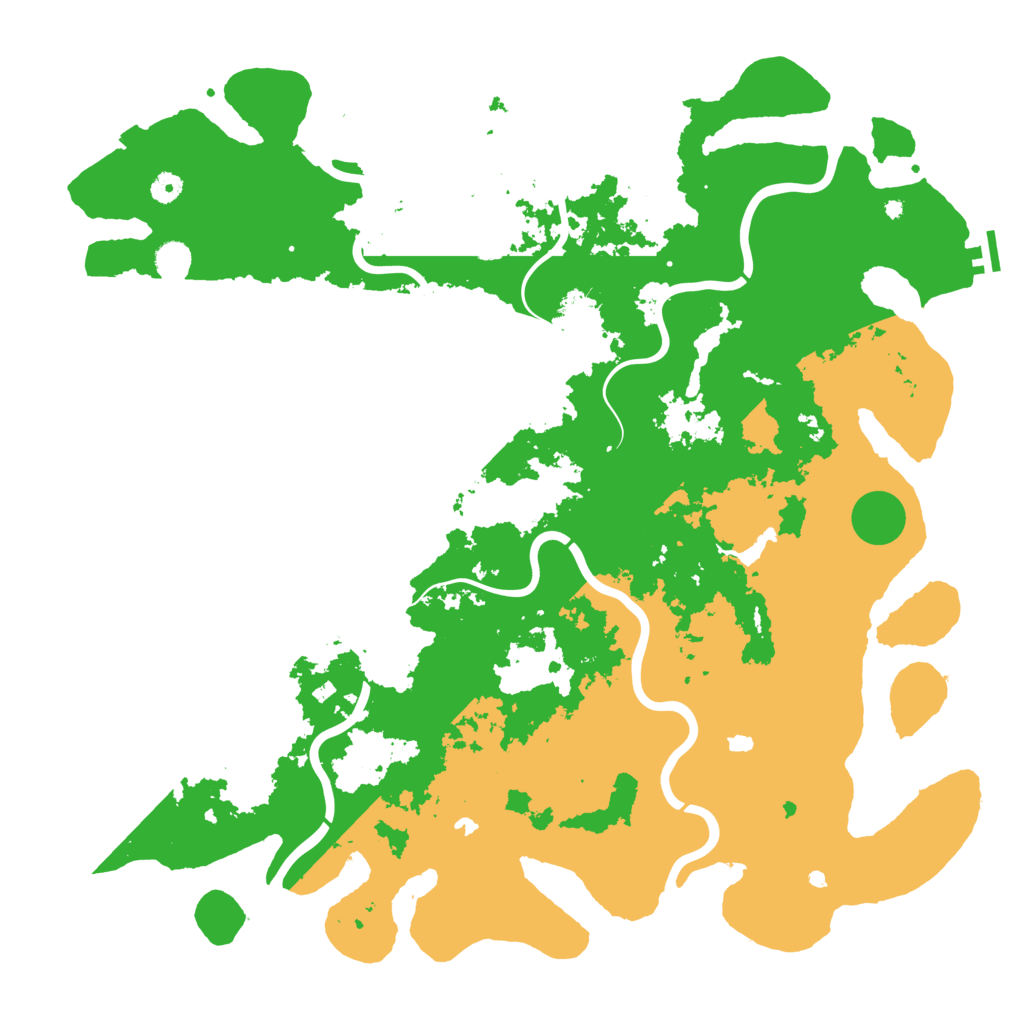 Biome Rust Map: Procedural Map, Size: 5000, Seed: 2600
