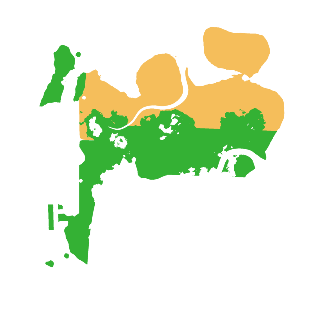 Biome Rust Map: Procedural Map, Size: 2500, Seed: 1644802938