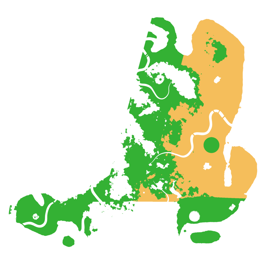 Biome Rust Map: Procedural Map, Size: 4500, Seed: 1861020554
