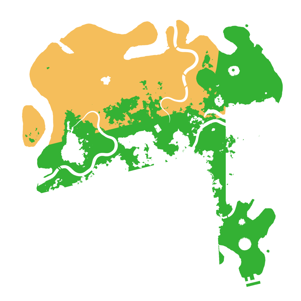 Biome Rust Map: Procedural Map, Size: 4250, Seed: 13604800