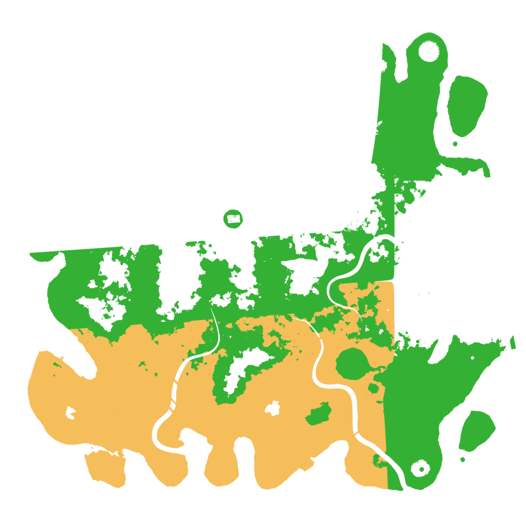 Biome Rust Map: Procedural Map, Size: 4500, Seed: 712893419