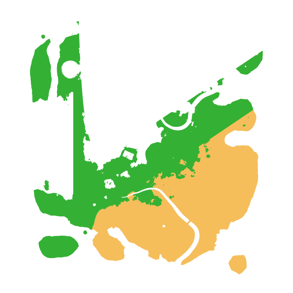 Biome Rust Map: Procedural Map, Size: 3000, Seed: 292831702