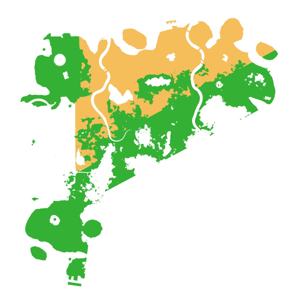Biome Rust Map: Procedural Map, Size: 4500, Seed: 243232416