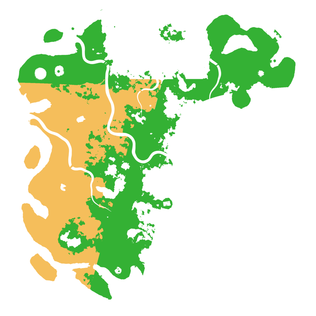 Biome Rust Map: Procedural Map, Size: 4750, Seed: 407202504