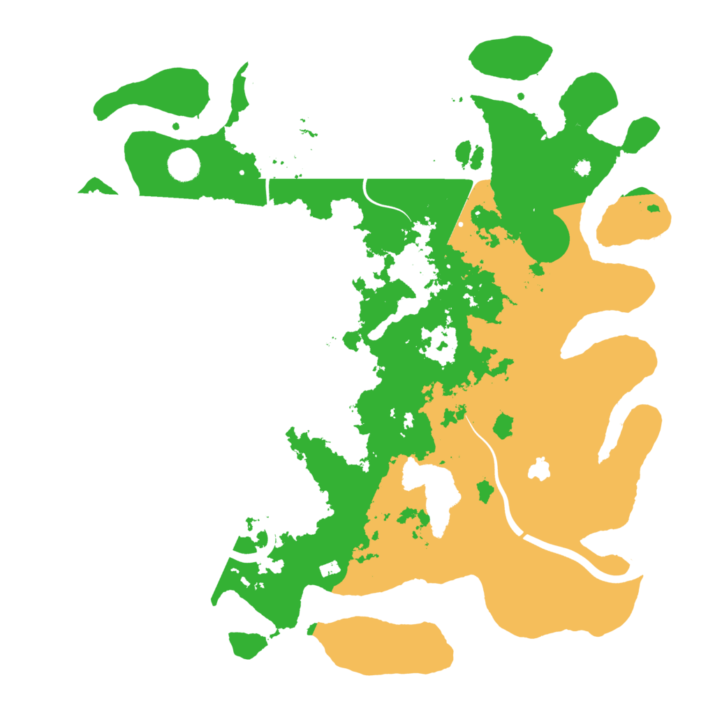 Biome Rust Map: Procedural Map, Size: 4000, Seed: 524810279