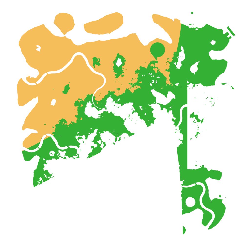 Biome Rust Map: Procedural Map, Size: 4500, Seed: 620970681