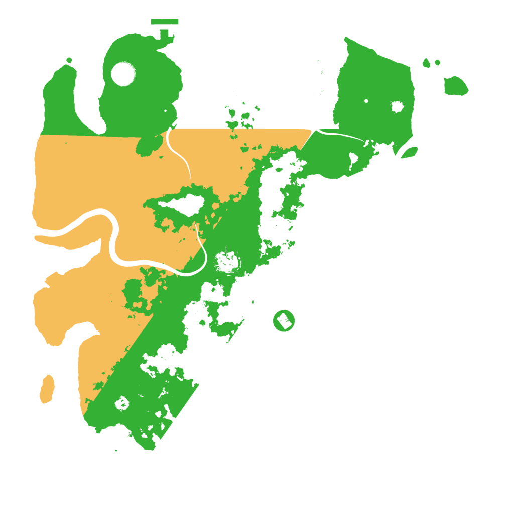 Biome Rust Map: Procedural Map, Size: 3800, Seed: 1685831085
