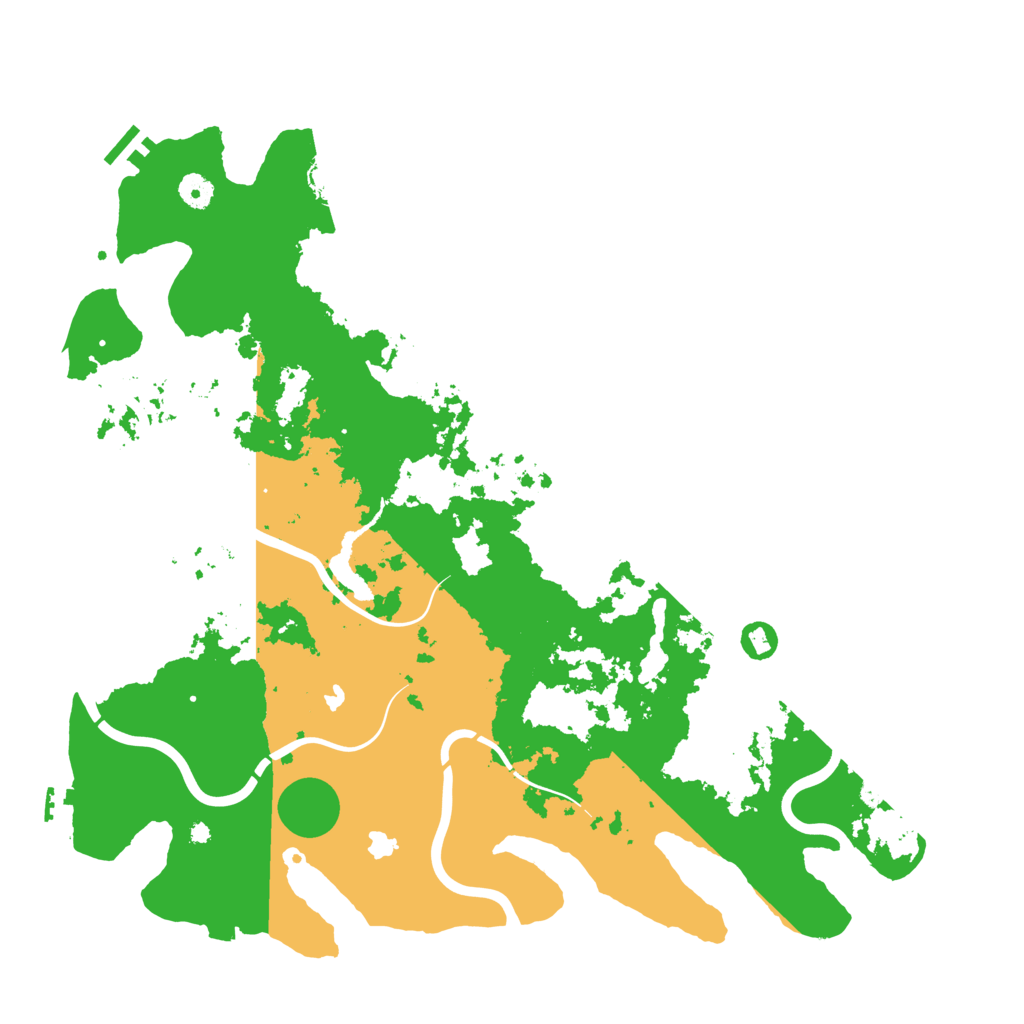 Biome Rust Map: Procedural Map, Size: 4500, Seed: 1209906808
