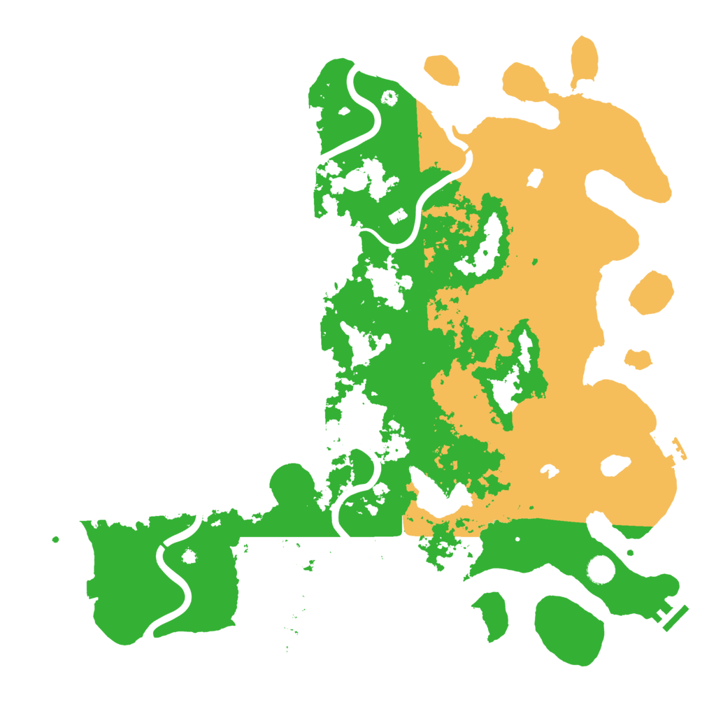 Biome Rust Map: Procedural Map, Size: 4500, Seed: 1942283761