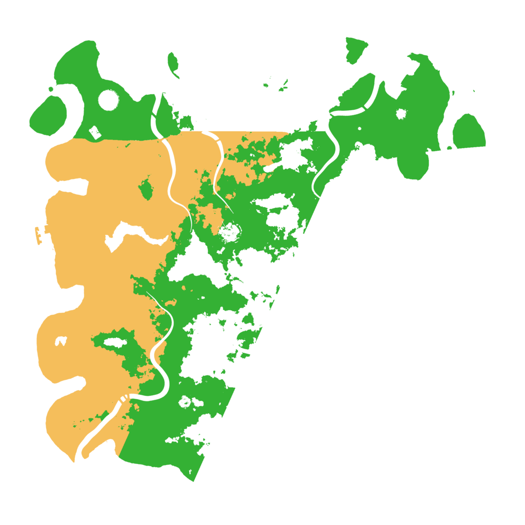 Biome Rust Map: Procedural Map, Size: 4500, Seed: 1750642924