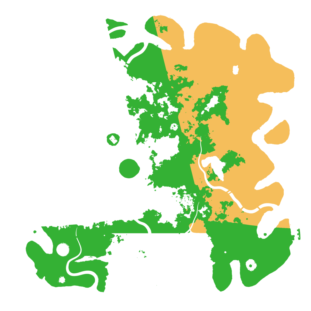 Biome Rust Map: Procedural Map, Size: 4250, Seed: 991541580