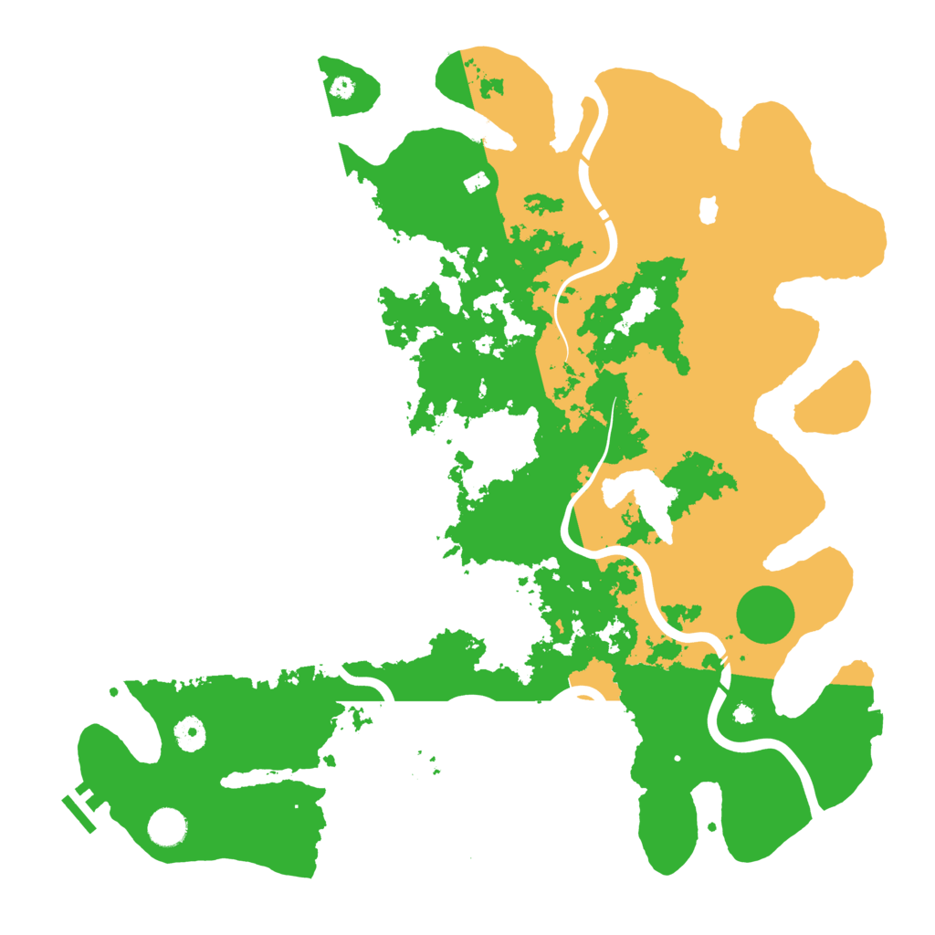 Biome Rust Map: Procedural Map, Size: 4250, Seed: 991541580