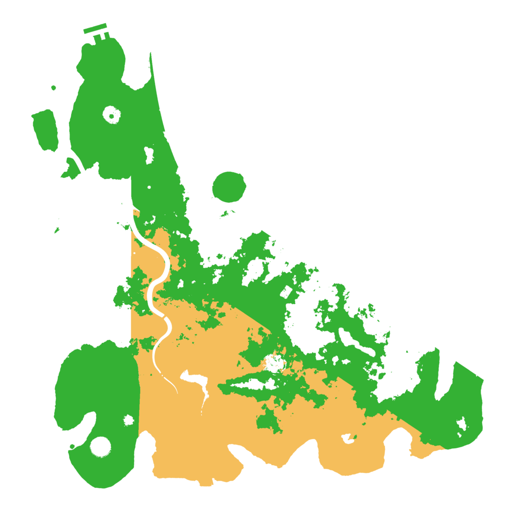 Biome Rust Map: Procedural Map, Size: 4500, Seed: 493464965