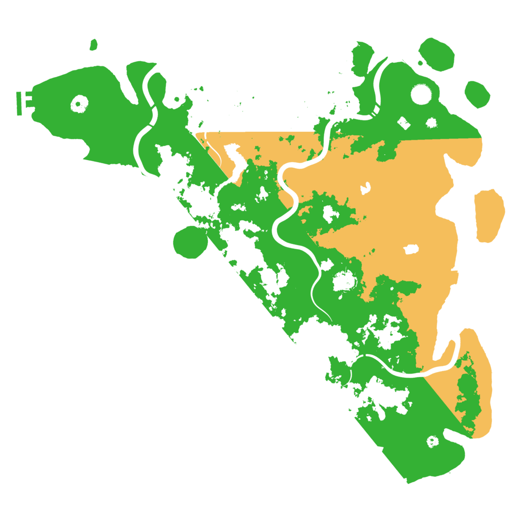 Biome Rust Map: Procedural Map, Size: 4500, Seed: 109419575