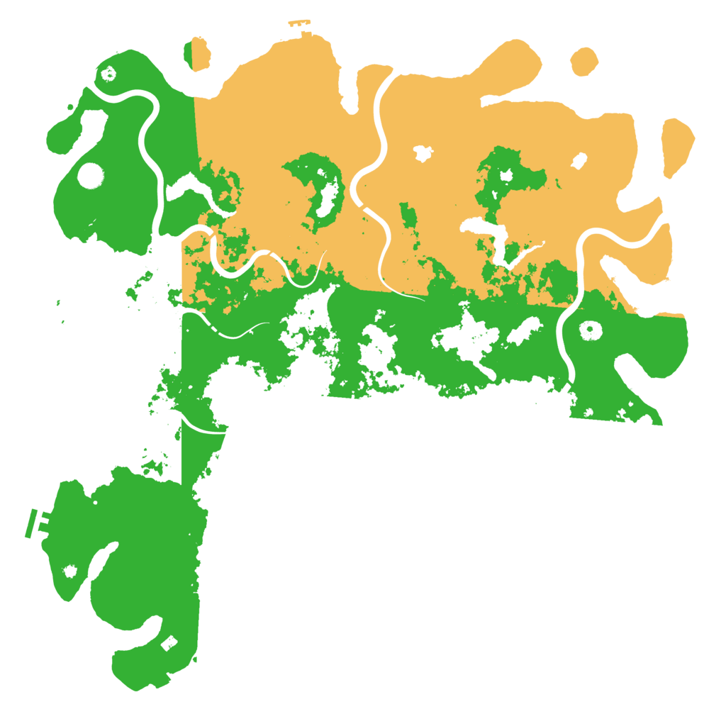 Biome Rust Map: Procedural Map, Size: 5000, Seed: 1899332434