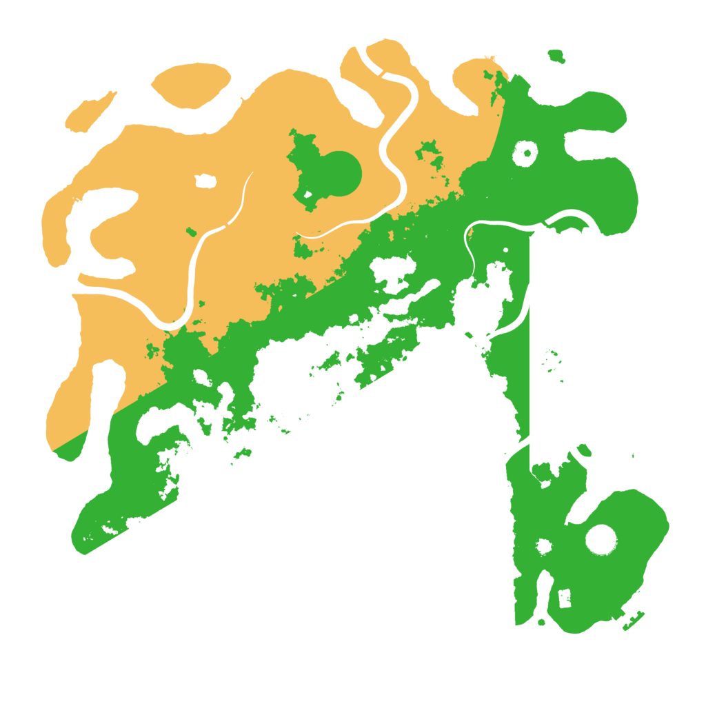 Biome Rust Map: Procedural Map, Size: 4096, Seed: 690979566