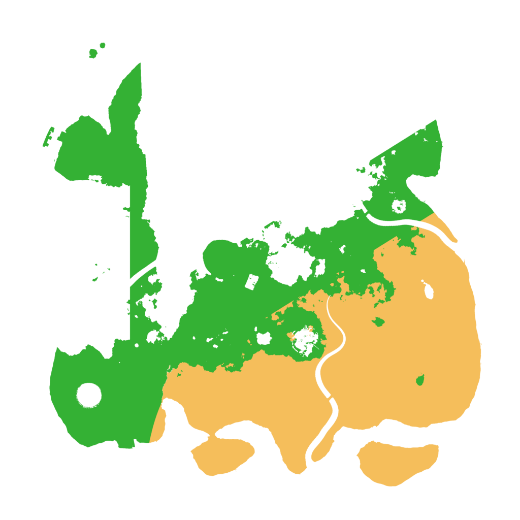 Biome Rust Map: Procedural Map, Size: 3700, Seed: 1638830397