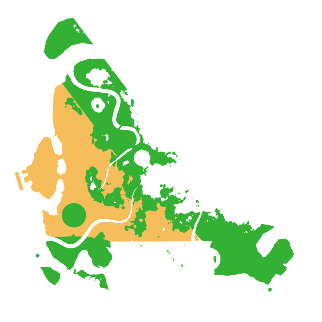 Biome Rust Map: Procedural Map, Size: 3500, Seed: 1833932547