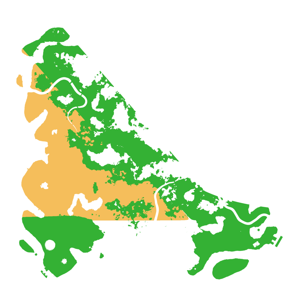 Biome Rust Map: Procedural Map, Size: 5000, Seed: 582462110