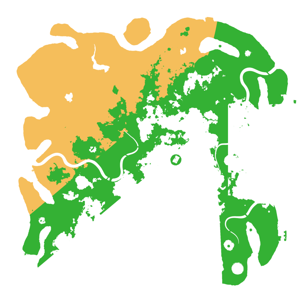 Biome Rust Map: Procedural Map, Size: 4500, Seed: 12495057