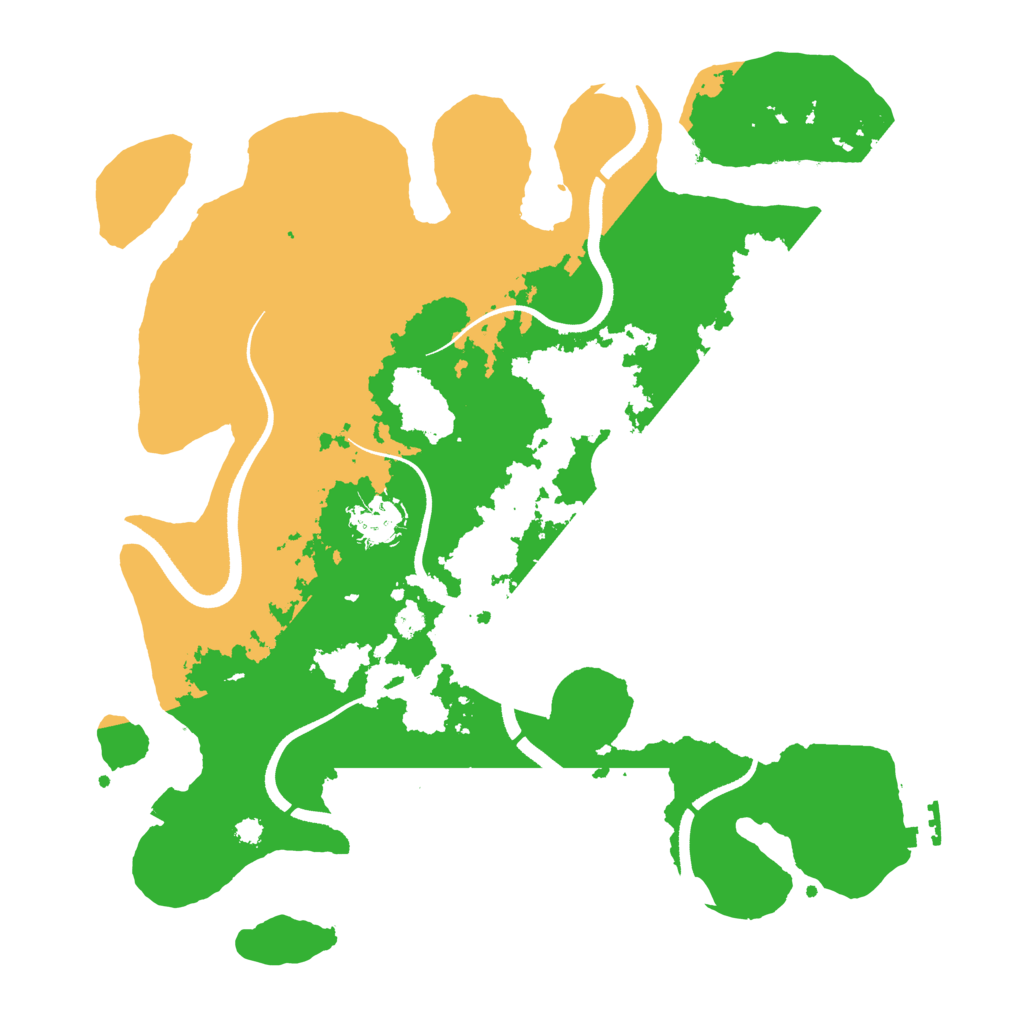 Biome Rust Map: Procedural Map, Size: 3500, Seed: 1954564006