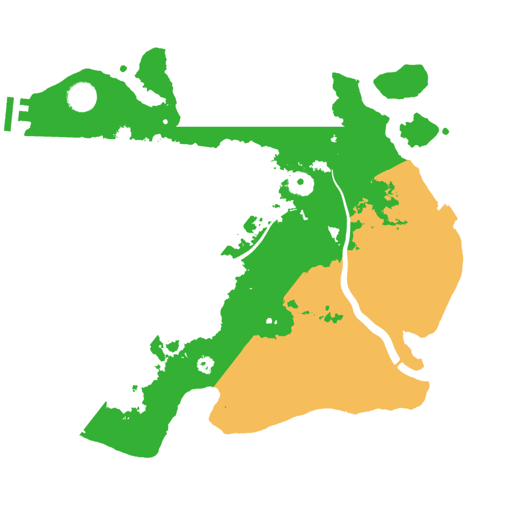 Biome Rust Map: Procedural Map, Size: 3000, Seed: 1805159494