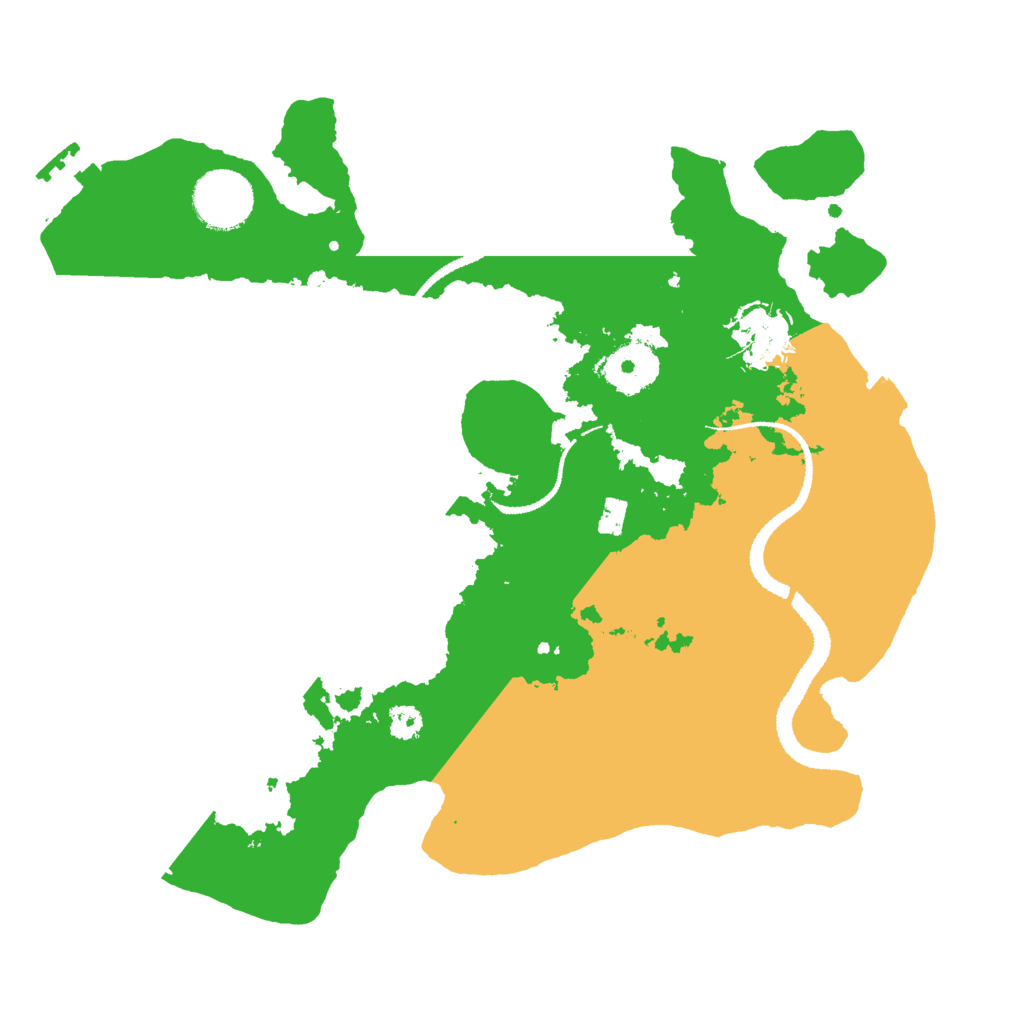 Biome Rust Map: Procedural Map, Size: 3000, Seed: 1805159494