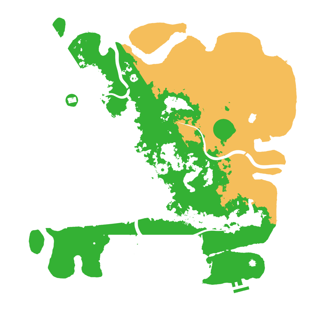 Biome Rust Map: Procedural Map, Size: 4000, Seed: 492615916