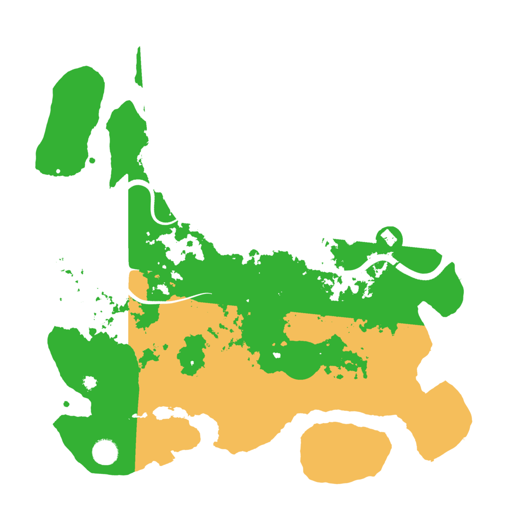 Biome Rust Map: Procedural Map, Size: 3500, Seed: 1208042418