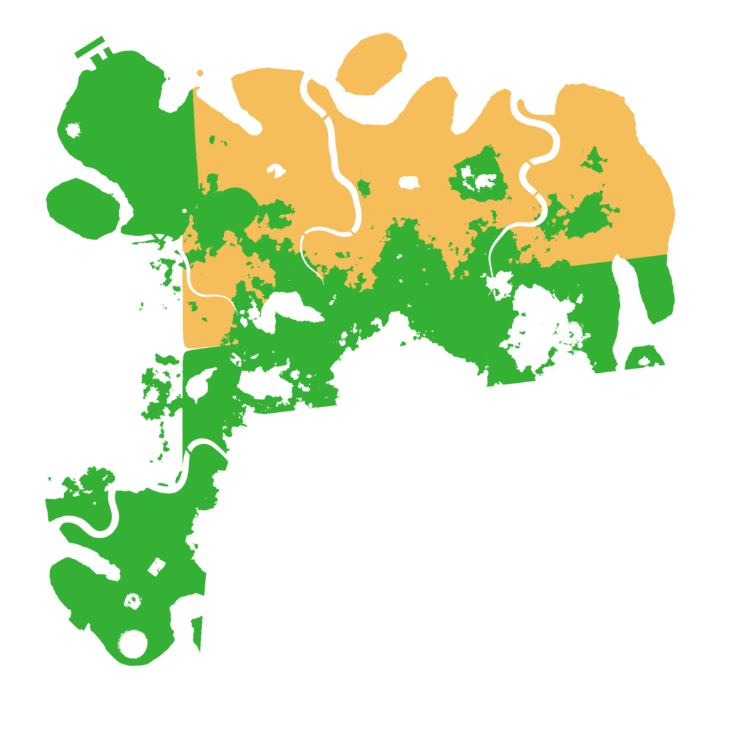 Biome Rust Map: Procedural Map, Size: 4500, Seed: 1903710281