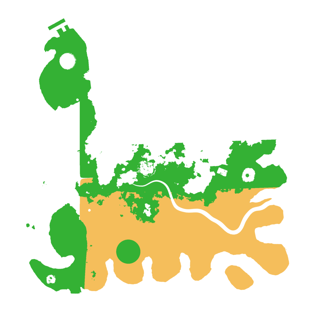 Biome Rust Map: Procedural Map, Size: 3500, Seed: 1026062025