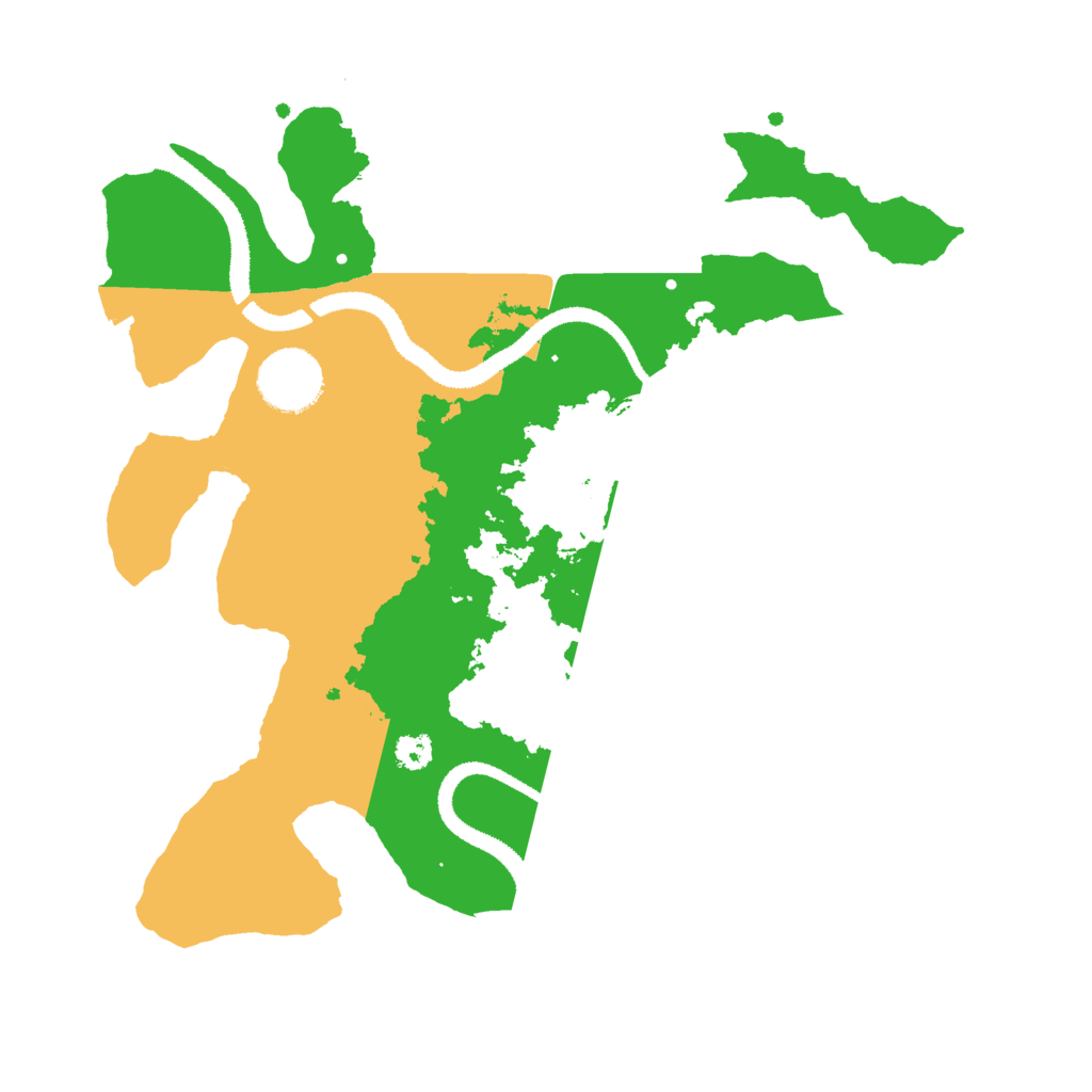 Biome Rust Map: Procedural Map, Size: 3000, Seed: 18671210