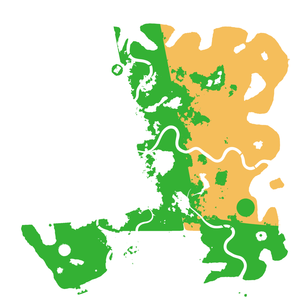 Biome Rust Map: Procedural Map, Size: 4500, Seed: 1621077936