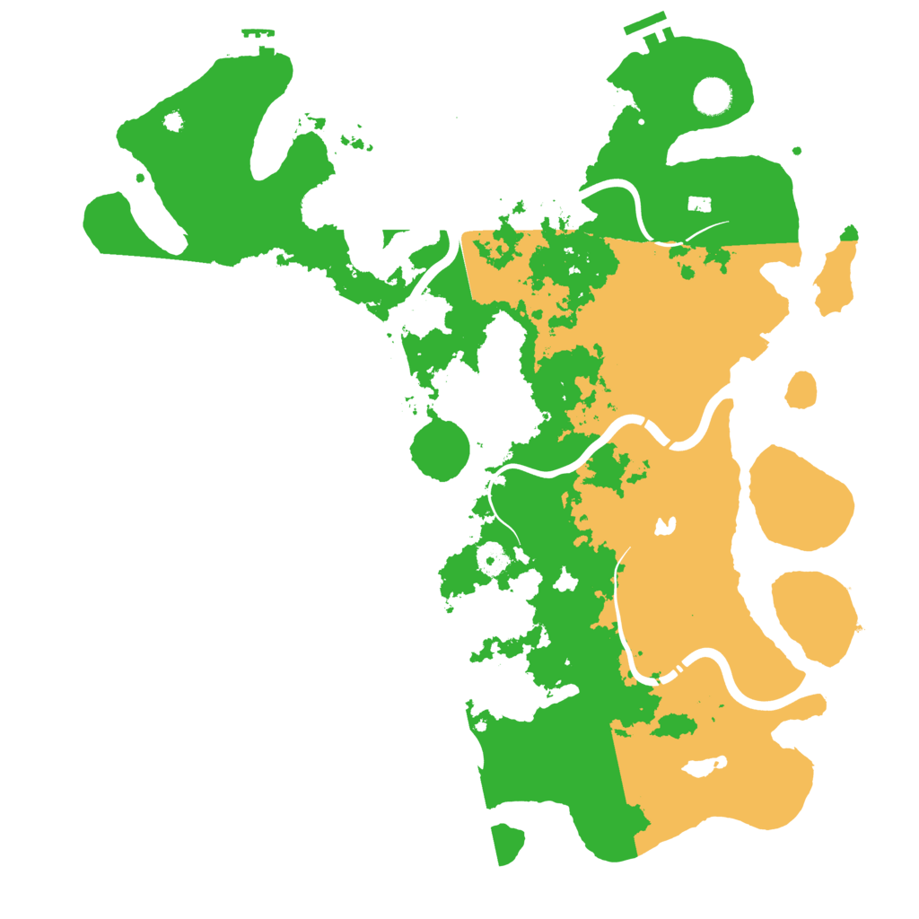 Biome Rust Map: Procedural Map, Size: 4250, Seed: 758425685