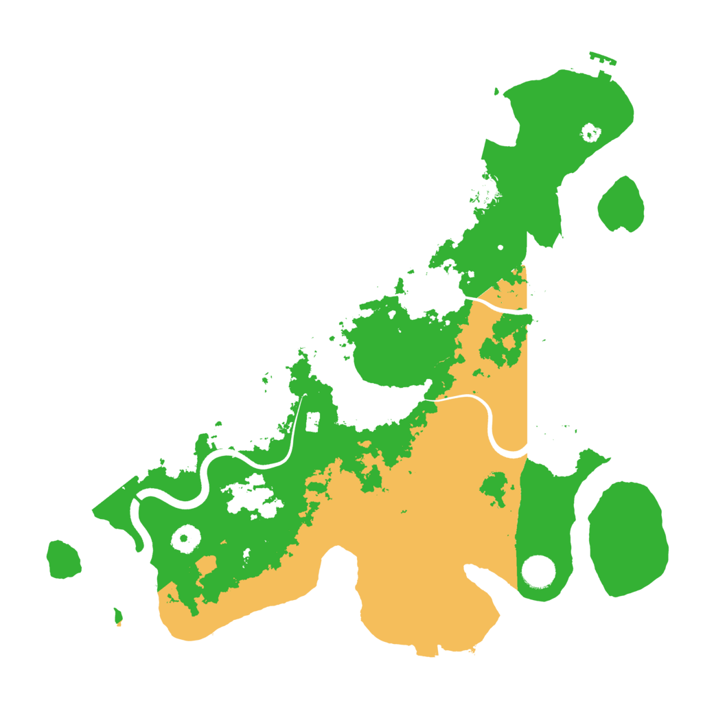 Biome Rust Map: Procedural Map, Size: 3750, Seed: 690019858