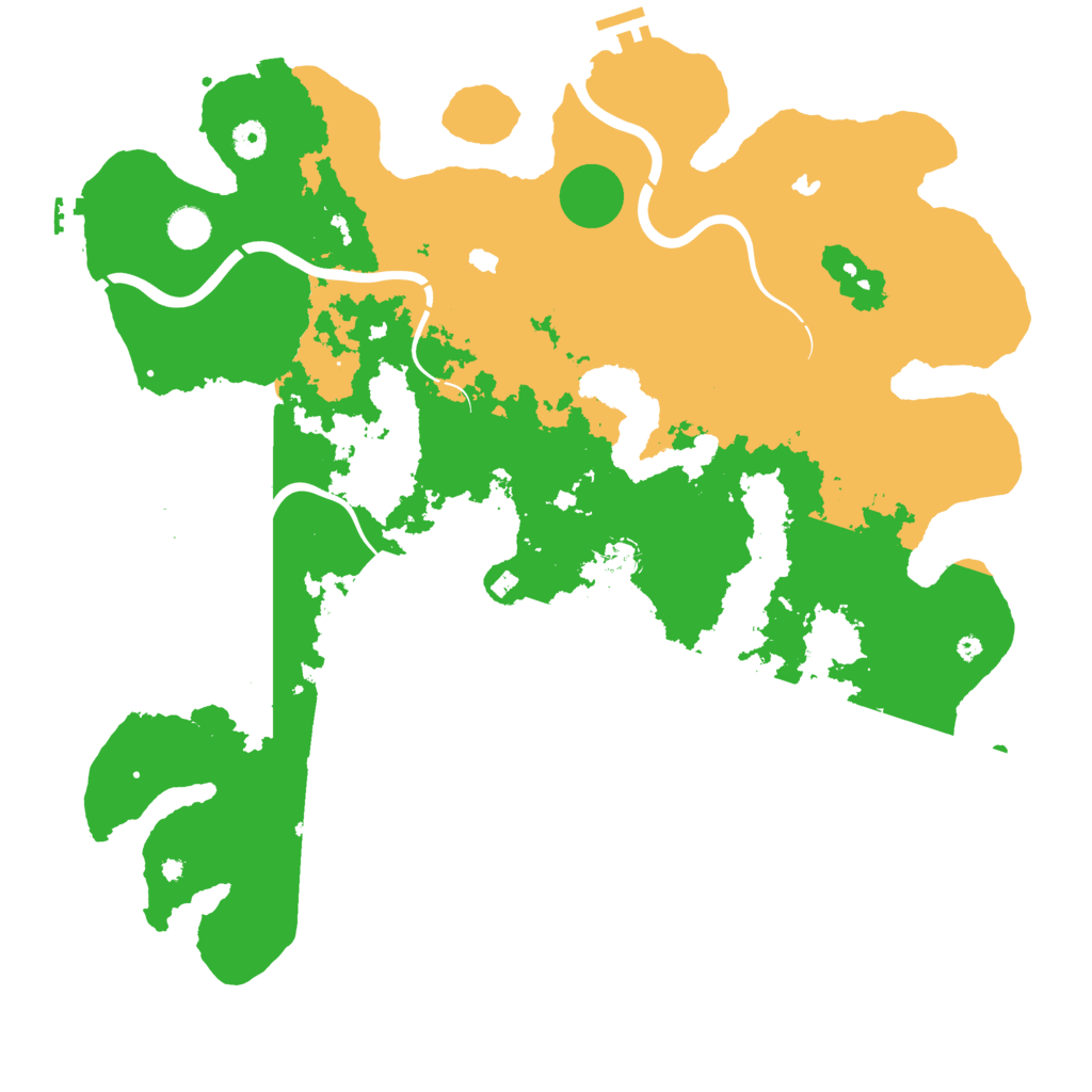 Biome Rust Map: Procedural Map, Size: 4500, Seed: 937270012