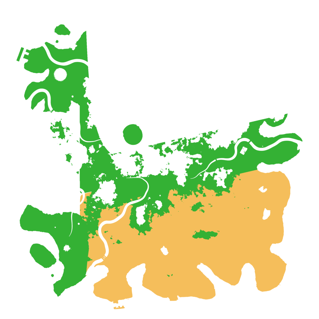 Biome Rust Map: Procedural Map, Size: 4500, Seed: 325909086