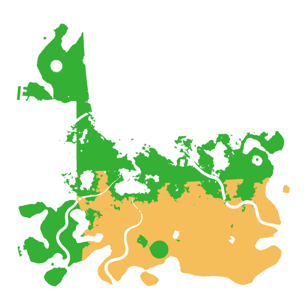 Biome Rust Map: Procedural Map, Size: 4500, Seed: 1174127982