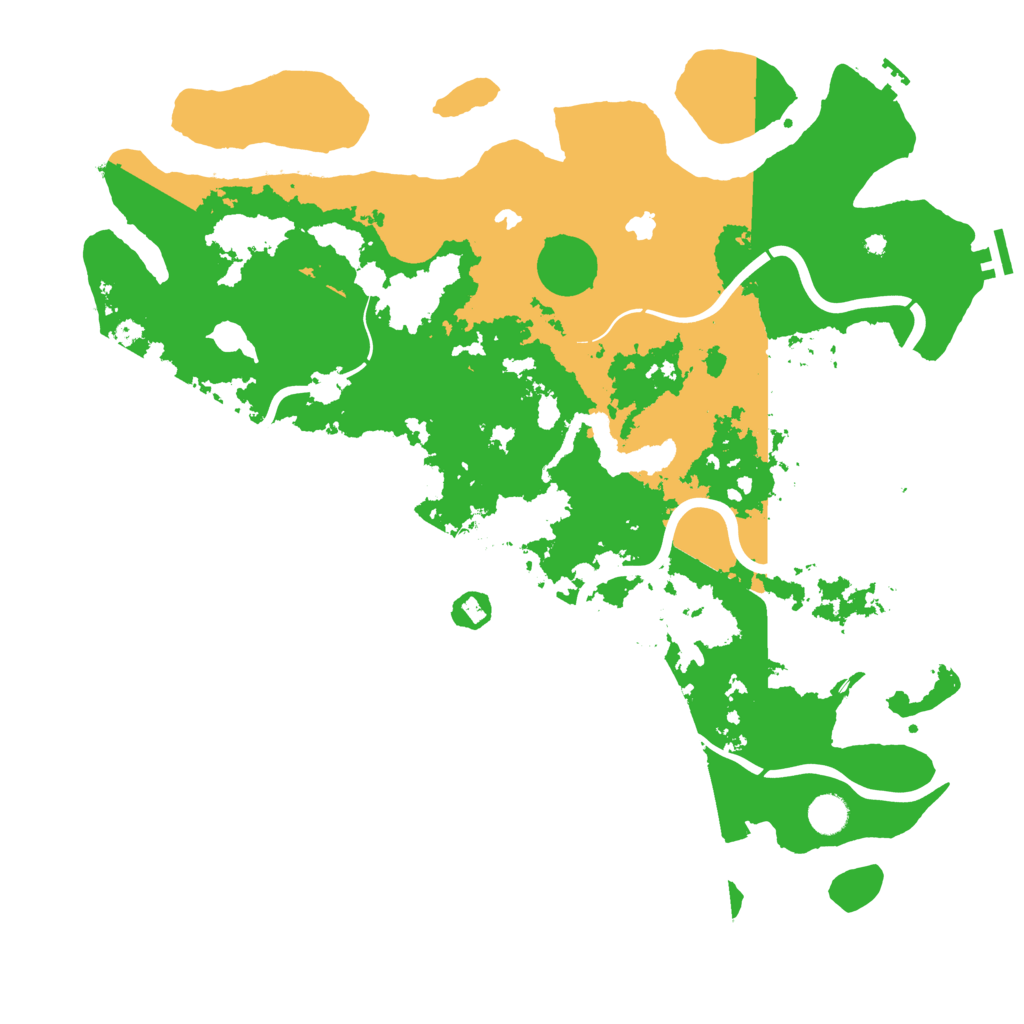 Biome Rust Map: Procedural Map, Size: 4500, Seed: 1320088396