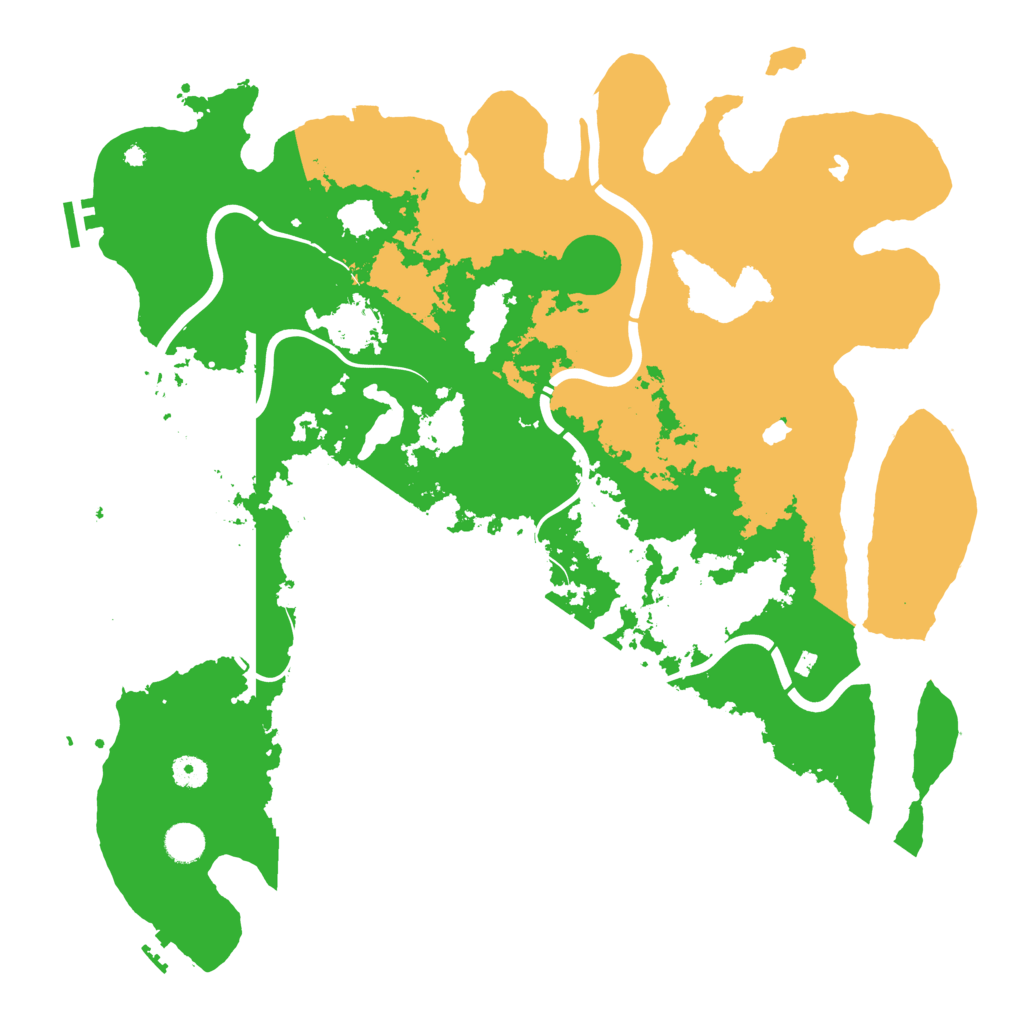 Biome Rust Map: Procedural Map, Size: 4500, Seed: 372172277