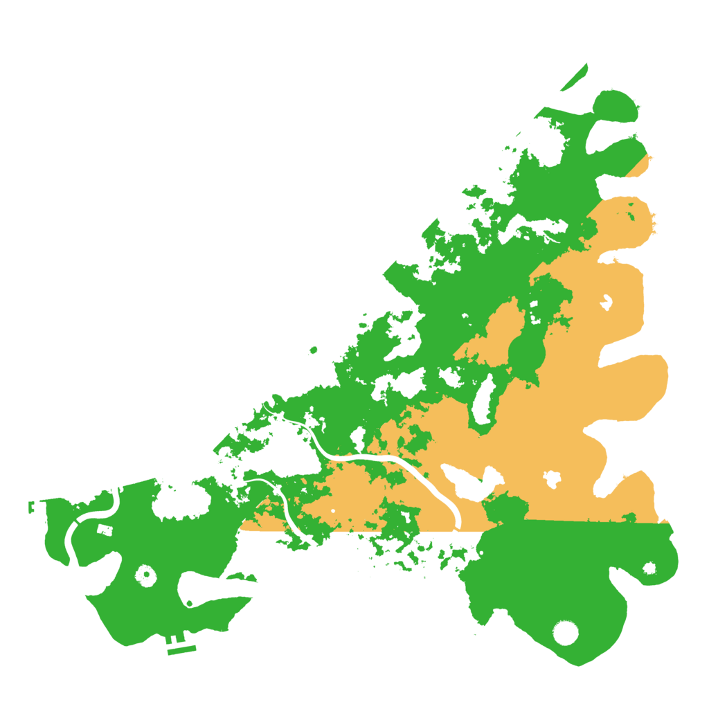 Biome Rust Map: Procedural Map, Size: 5000, Seed: 2021070038