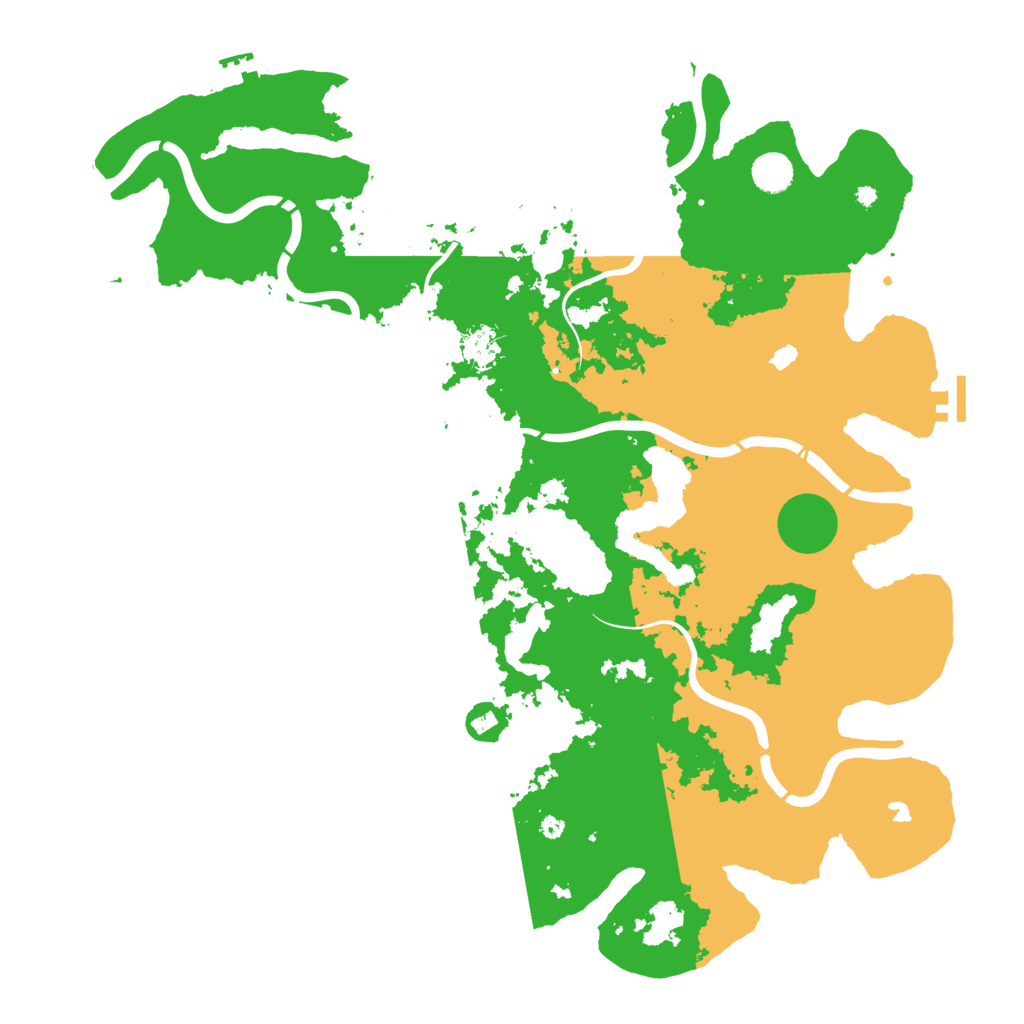 Biome Rust Map: Procedural Map, Size: 4500, Seed: 1007761388