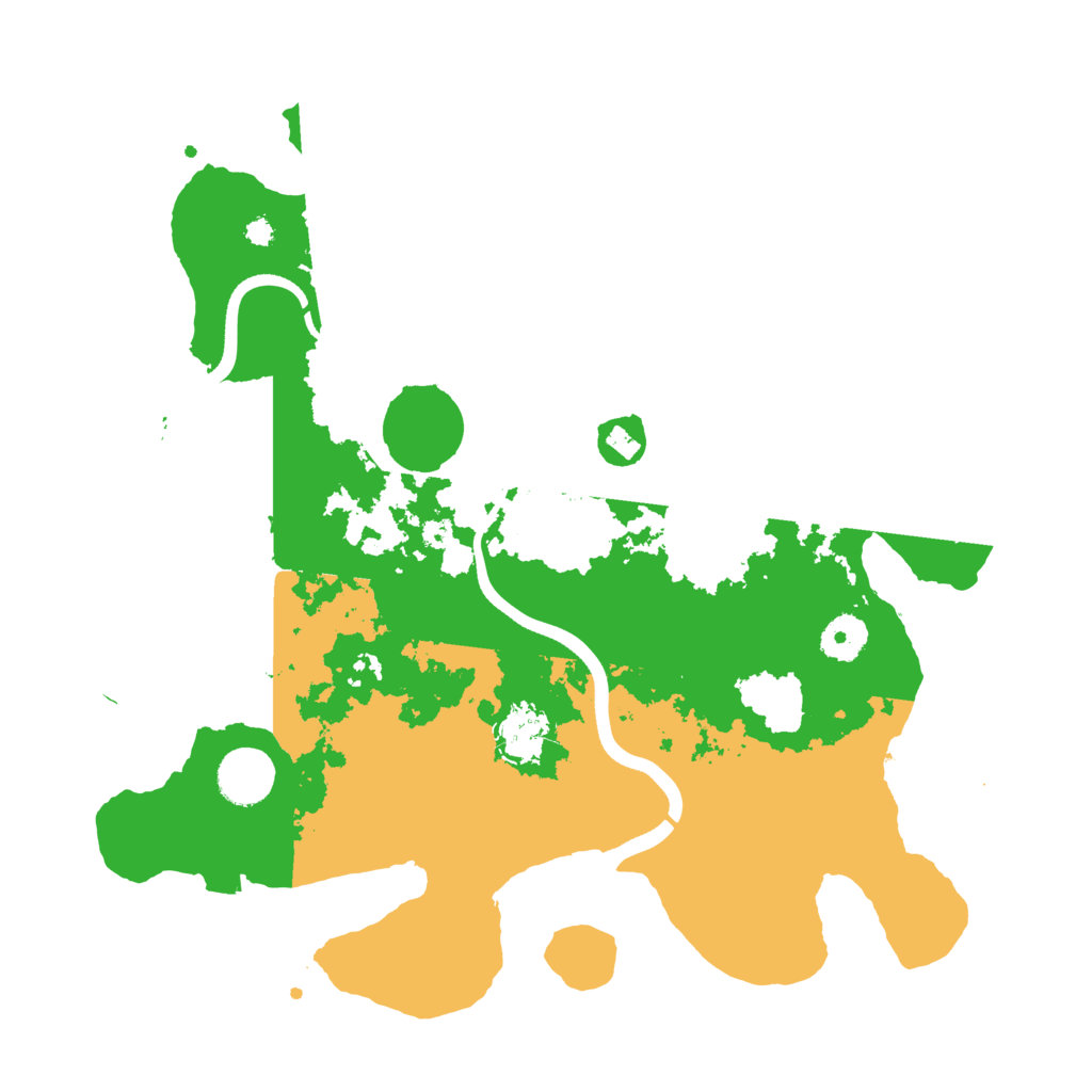 Biome Rust Map: Procedural Map, Size: 3600, Seed: 3725
