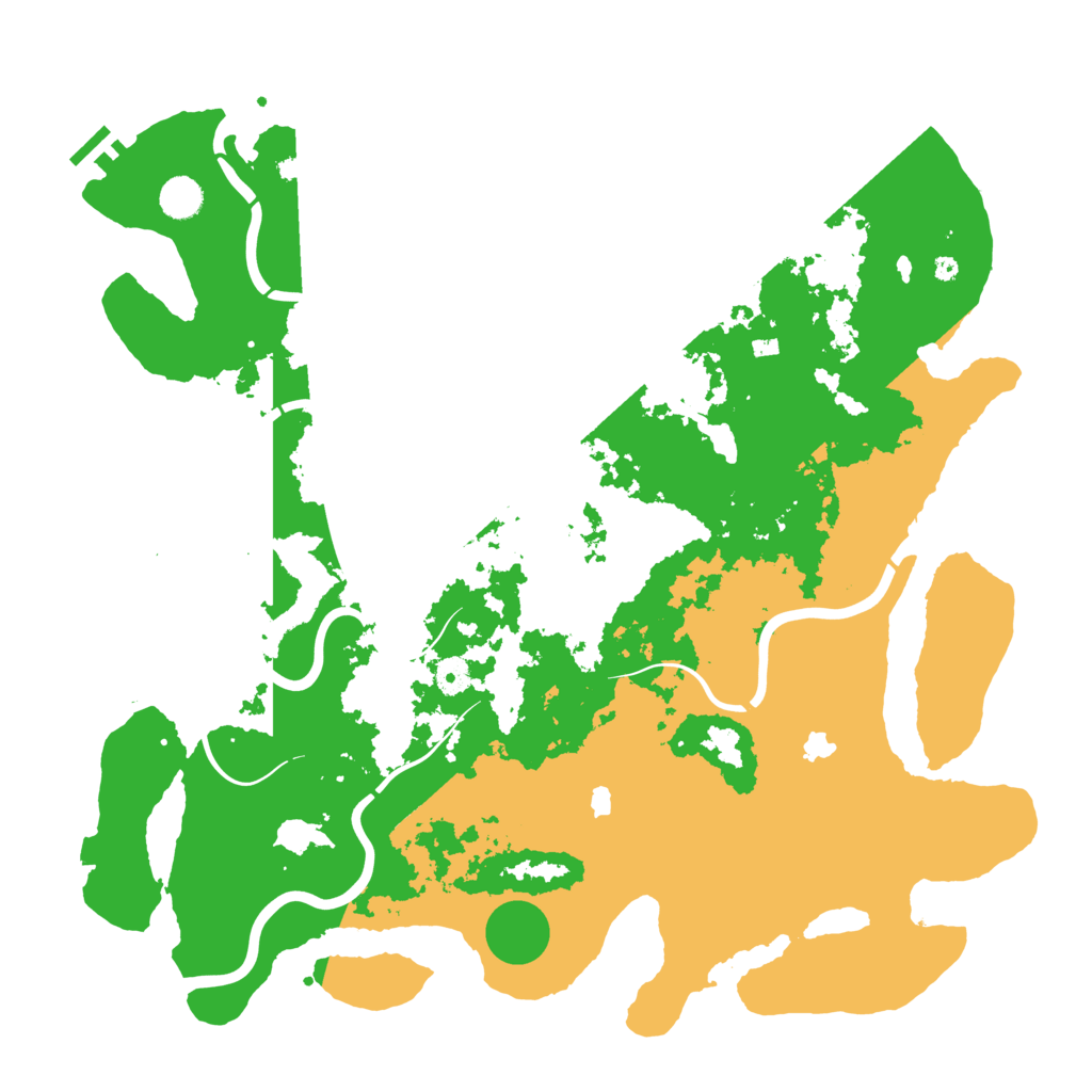 Biome Rust Map: Procedural Map, Size: 4500, Seed: 947365284