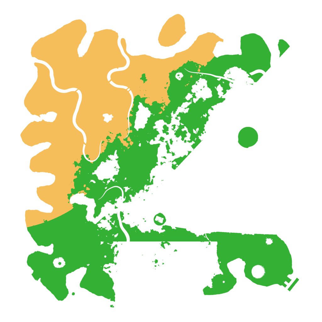 Biome Rust Map: Procedural Map, Size: 4300, Seed: 674637635