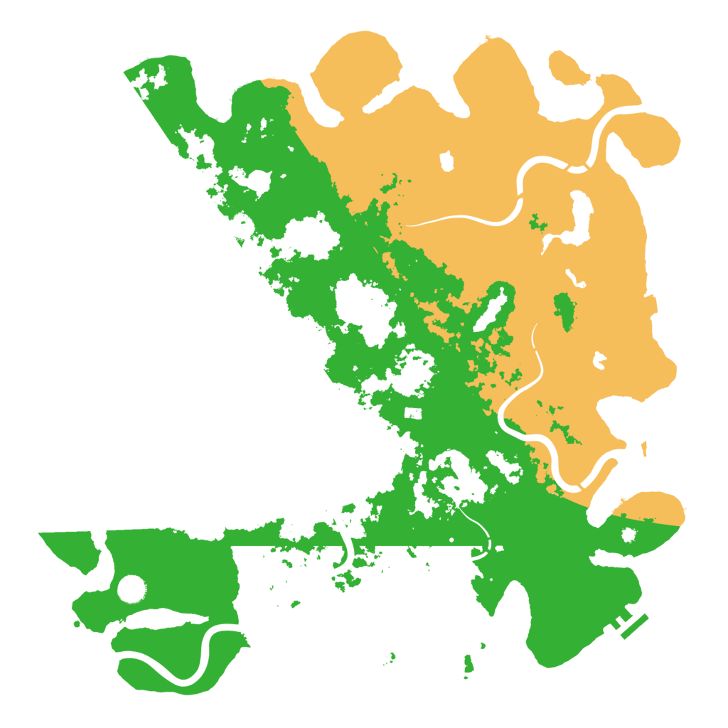 Biome Rust Map: Procedural Map, Size: 4500, Seed: 1108612277