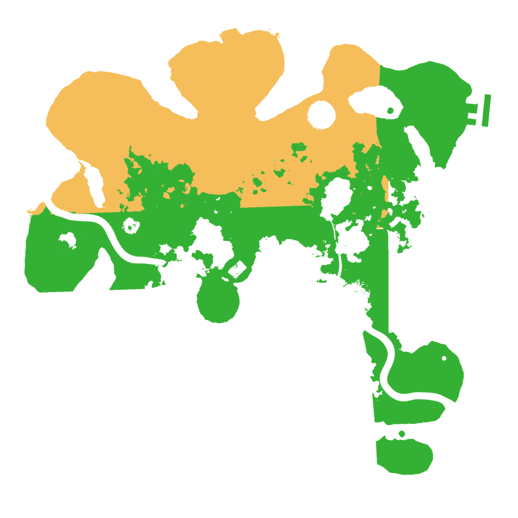 Biome Rust Map: Procedural Map, Size: 3250, Seed: 2143290198